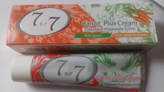 7 Sur 7 CARROT PLUS CREAM "Anti-Spots, Anti Stretch Marks" - 50g (1 Tube)