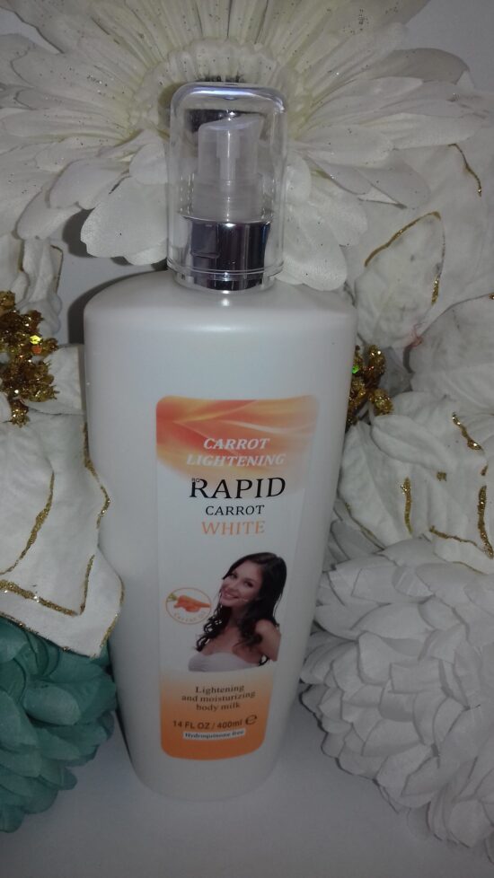 Rapid White Carrot Skin lightening Set - Lotion, Soap & Tube (1 of Each)