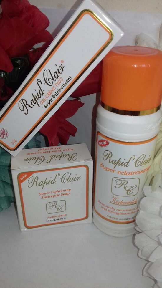 Rapid Clair Set - Lotion, Cream & Soap (1 of Each)